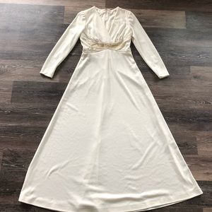 VINTAGE 70S WEDDING DRESS